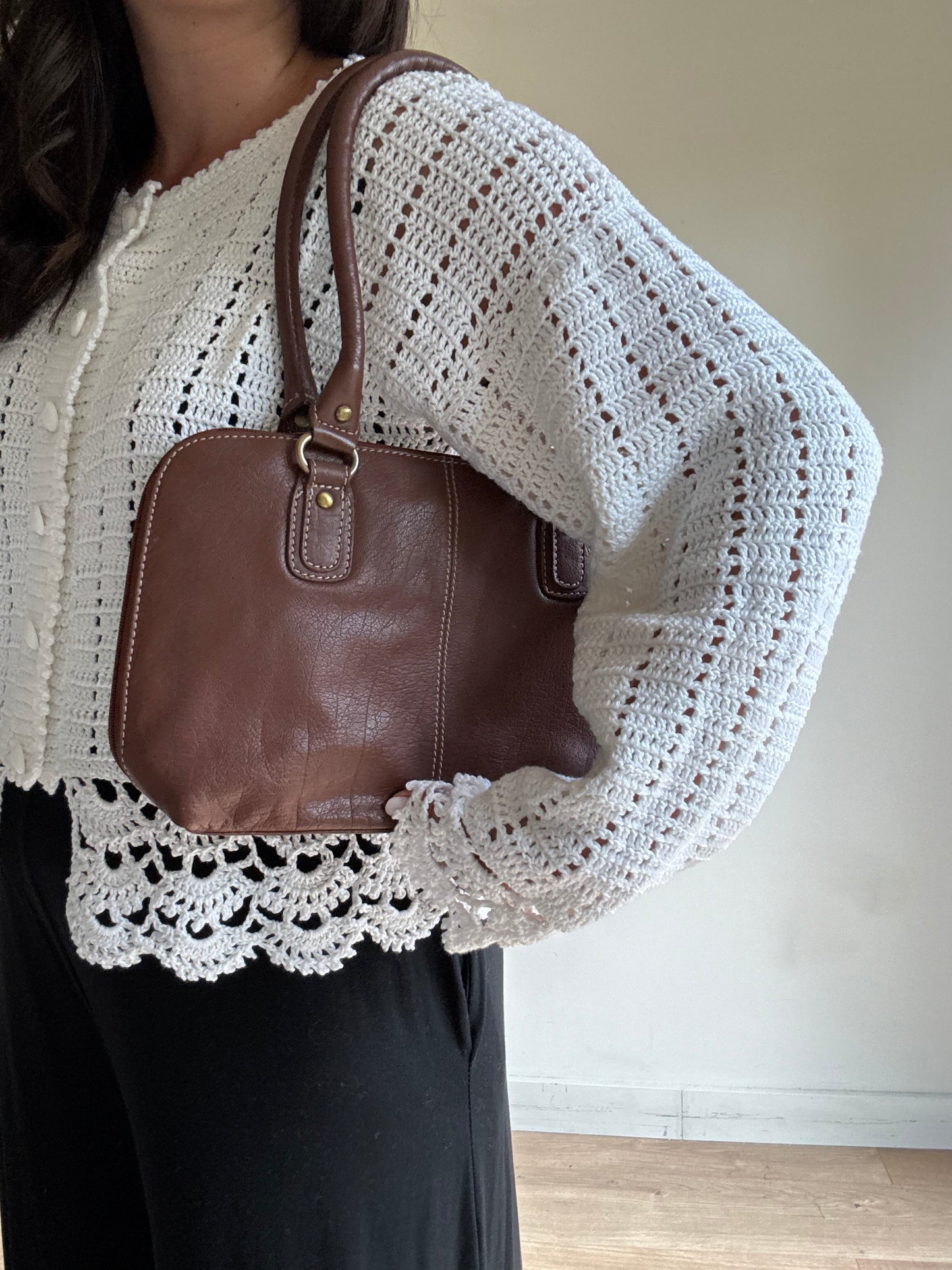 Leather Vintage 00's Shoulder Bag
