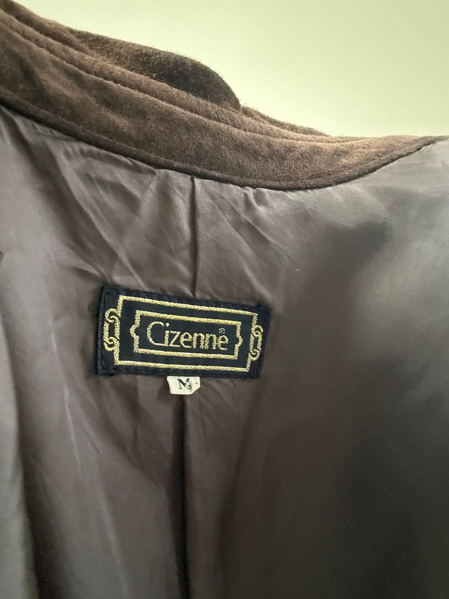 Vintage Suede Shirt Jacket, S/M