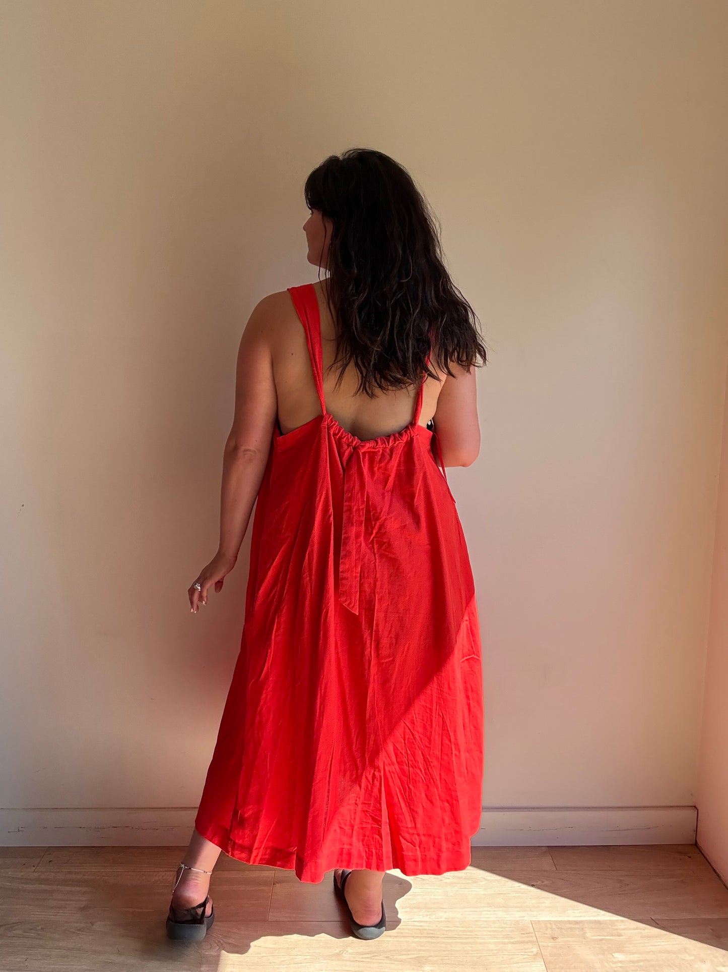 Linen Mix Sun Dress, 18