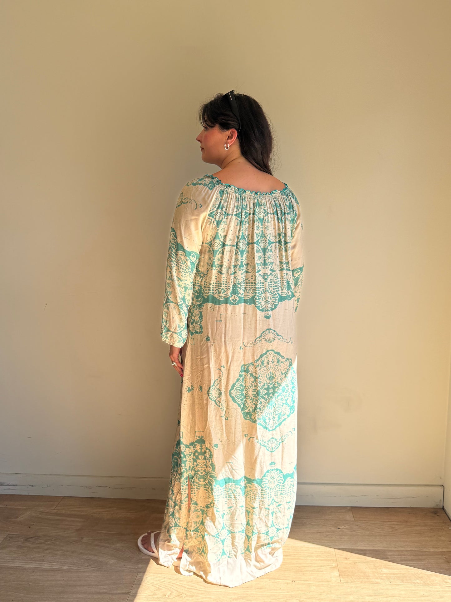 Tribe and Fable Printed Floaty Maxi Dress, One Size