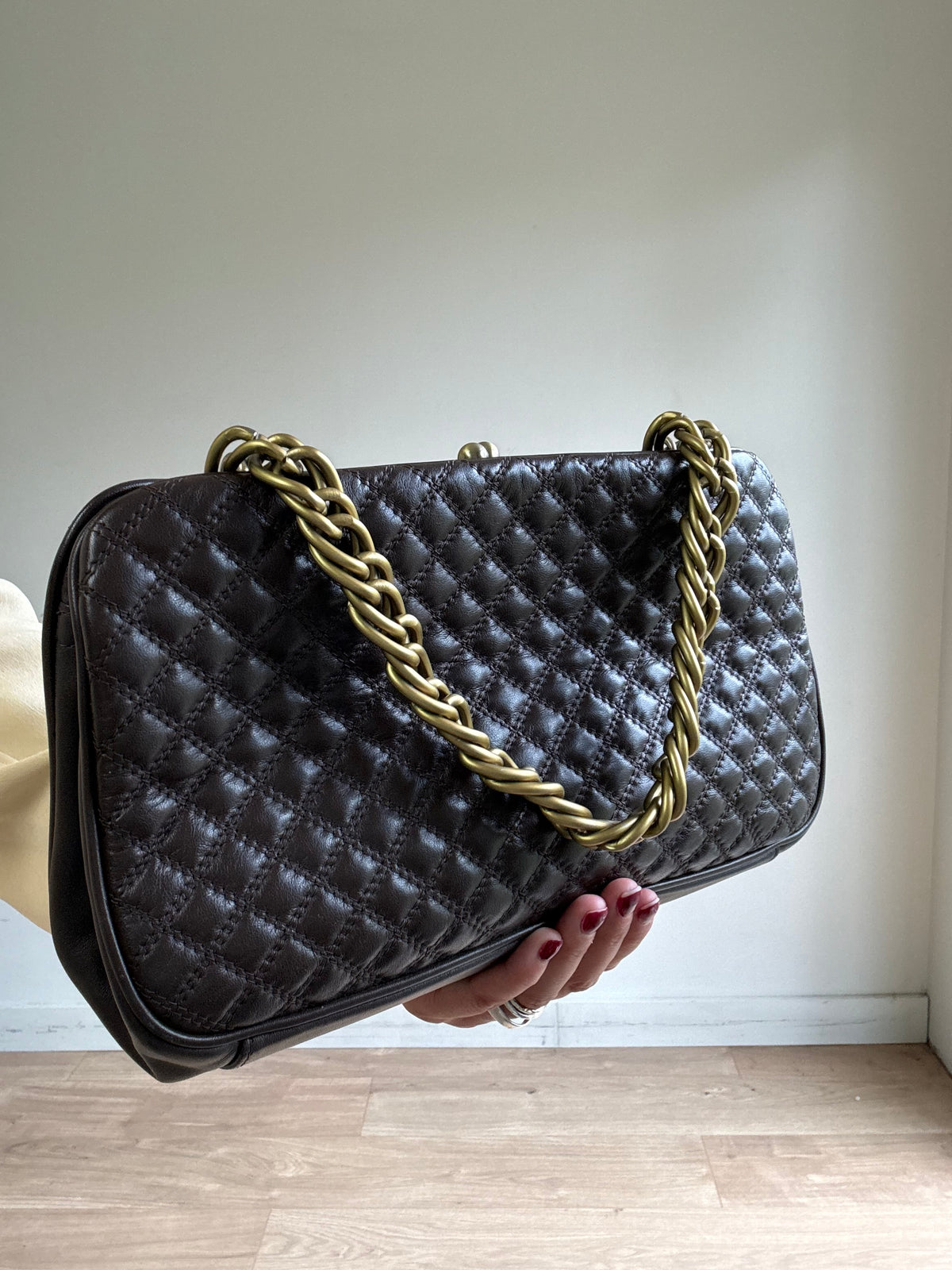 Vintage Dents Quilted Leather Bag