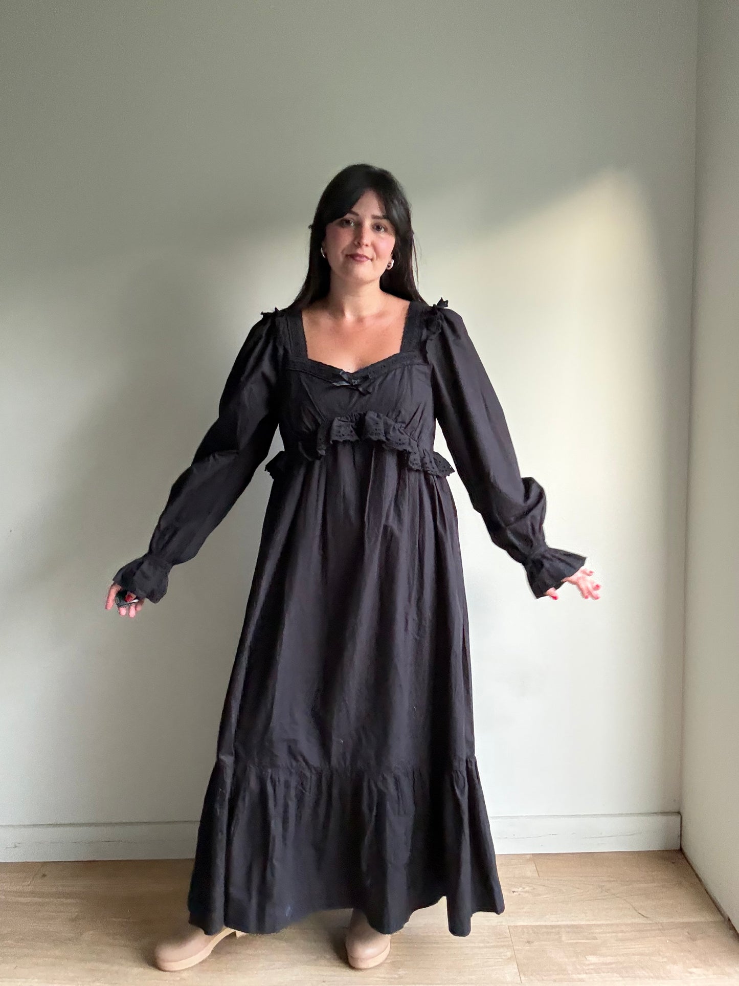 Damson Madder NEW Edith Vintage Cotton Dress, 14