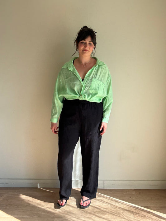 Vintage Orvis Textured Comfy Trousers, M-L