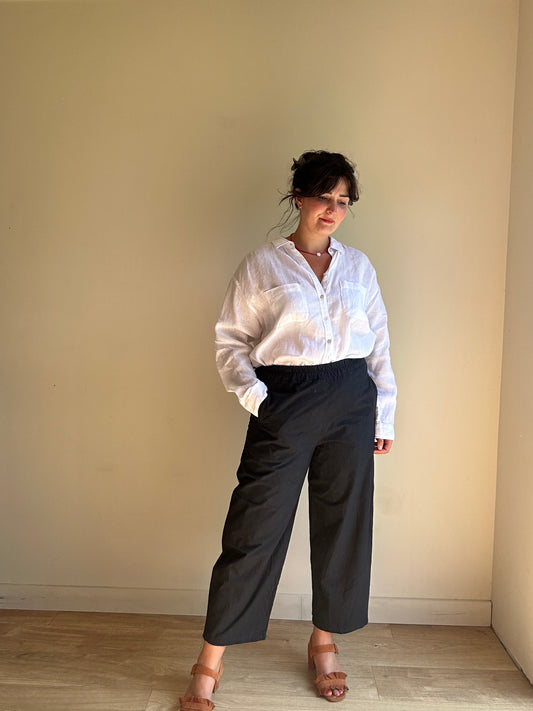 Hannoh Wessel Cotton Barrel Trousers, 40