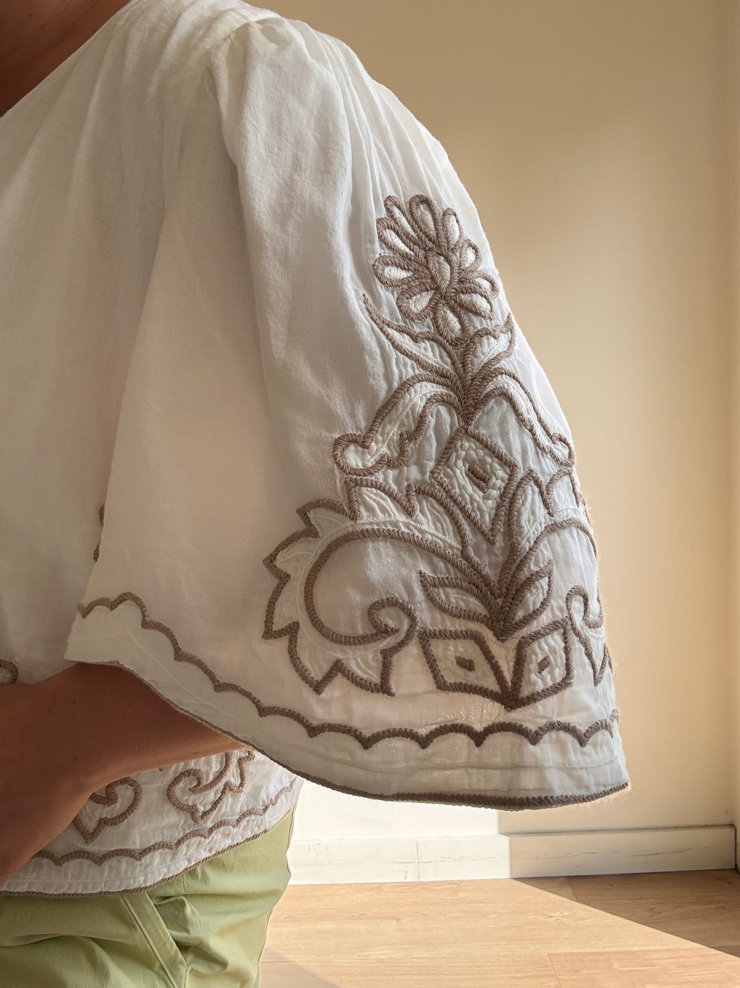 NEW White Stuff Embroidered Blouse, 18