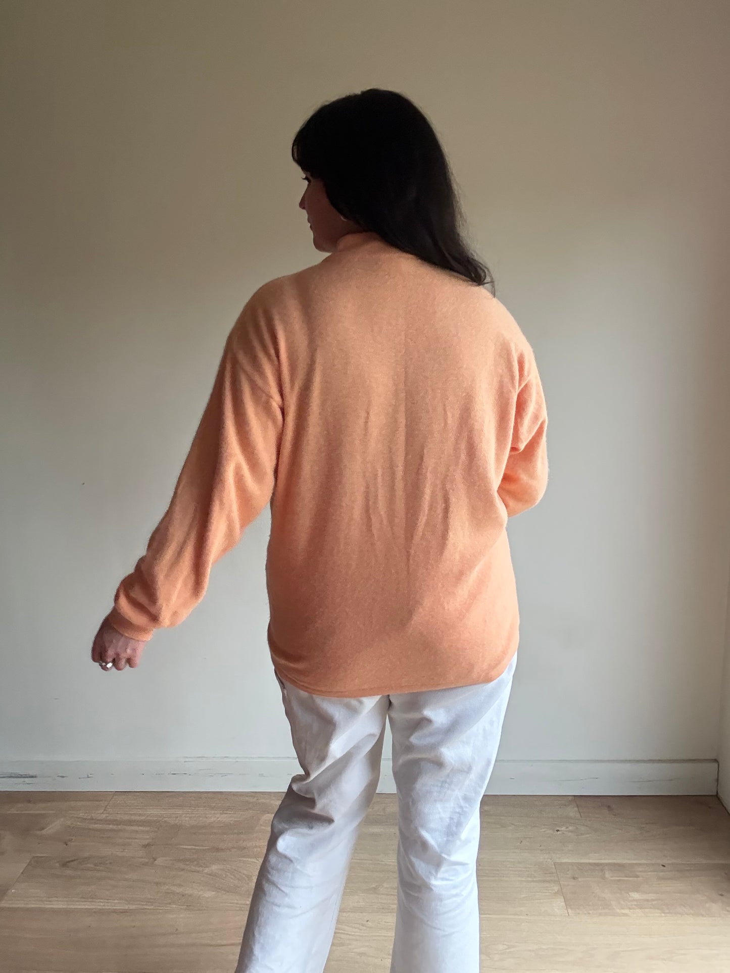 Vintage Canda Angora High Neck Jumper, L