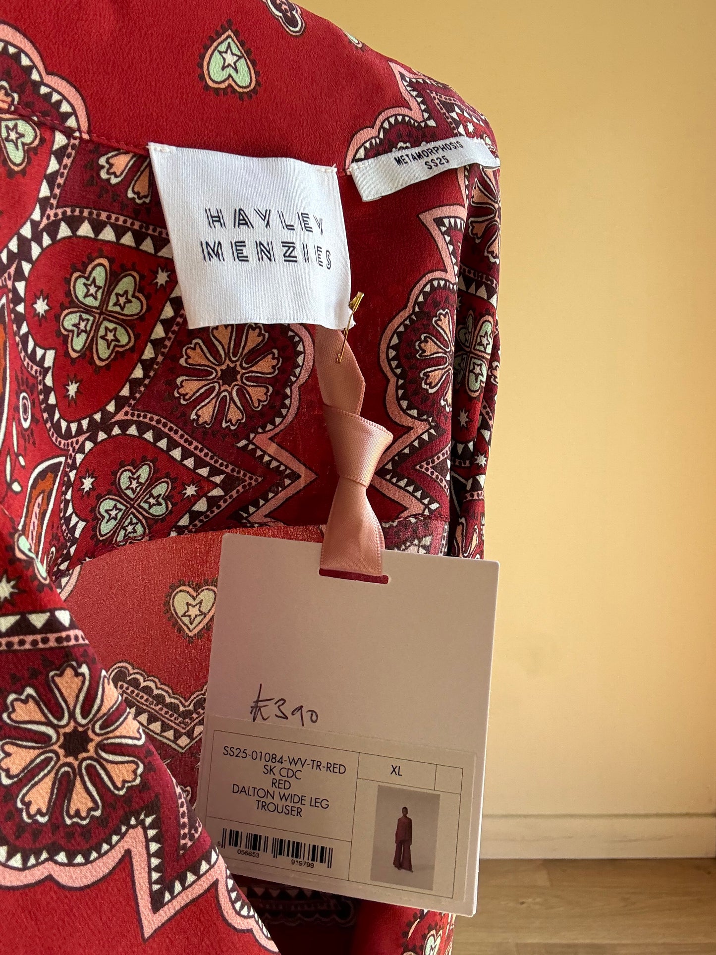 NEW Hayley Menzies Pure Silk Co-Ord, XL