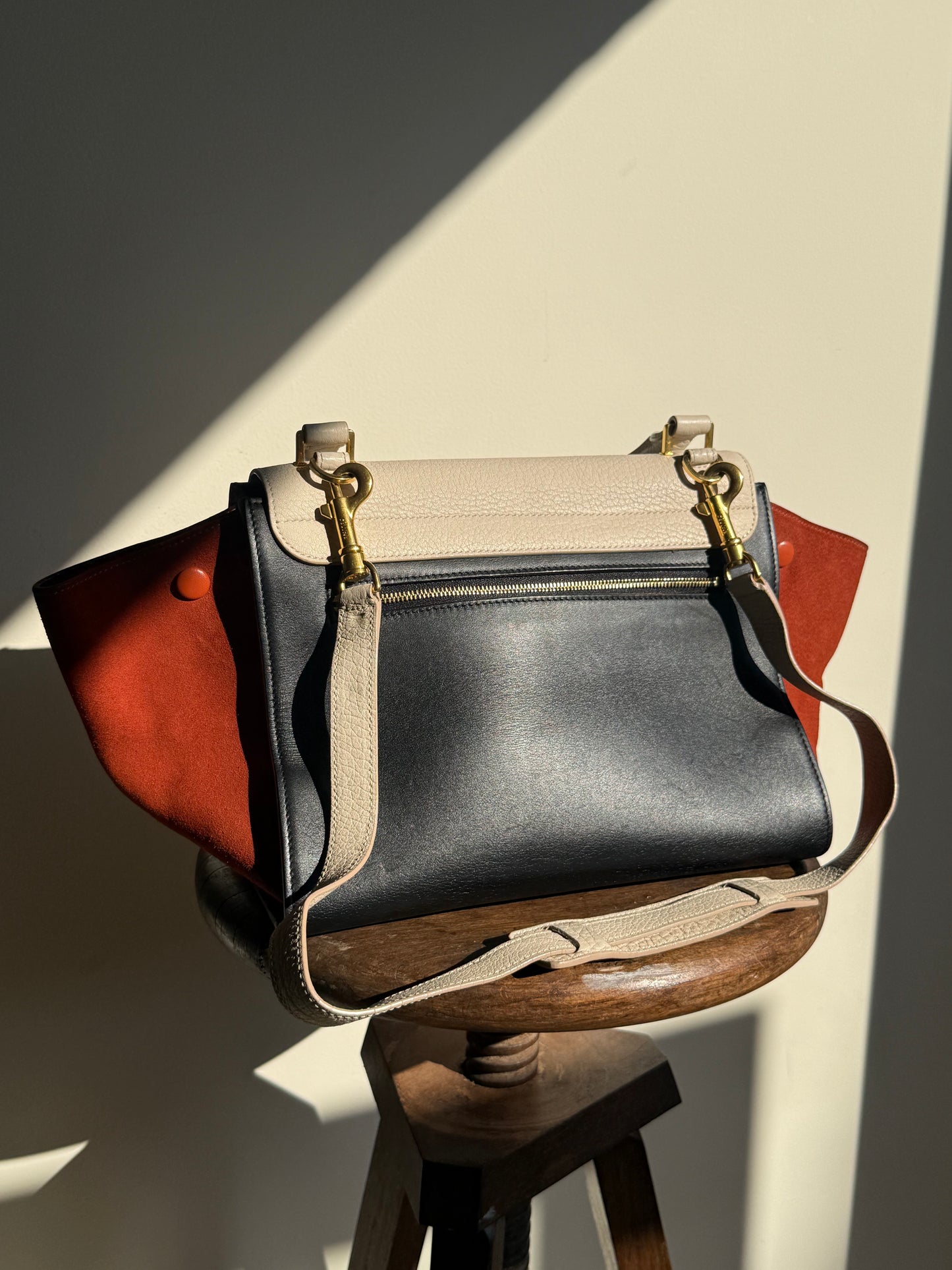 Celine Trapeze Tri-Colour Bag