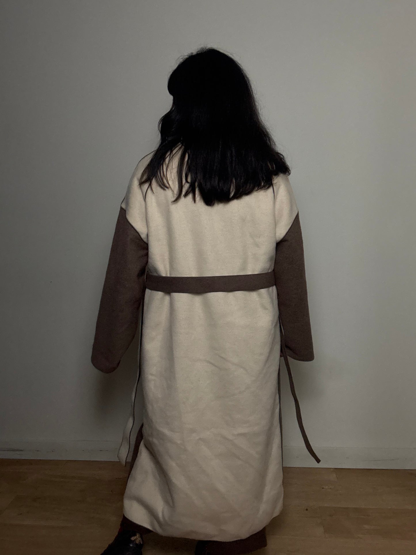 White Stuff Contrast Wool Coat, 18