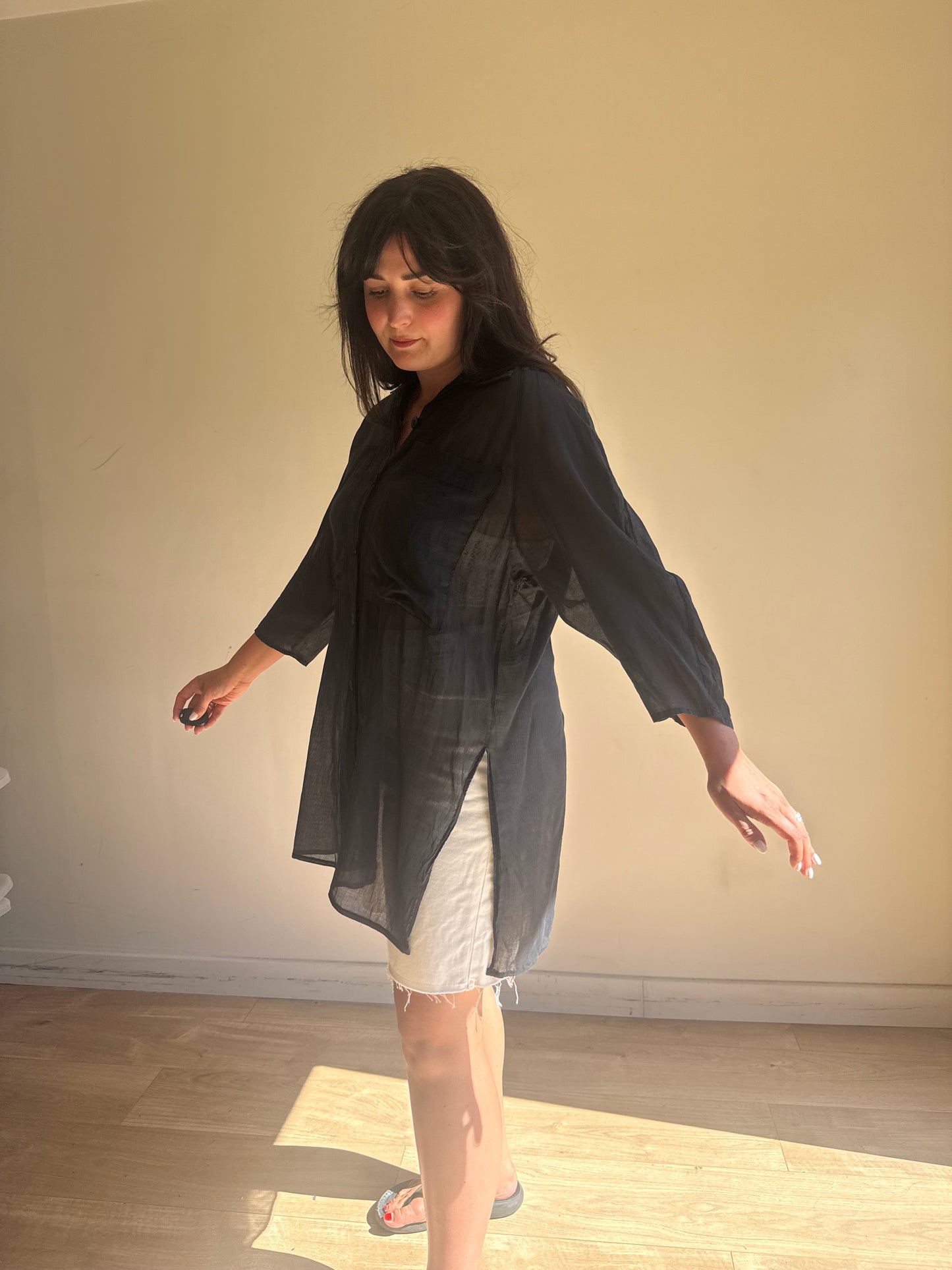 Vintage Lightweight Cotton Shirt, M