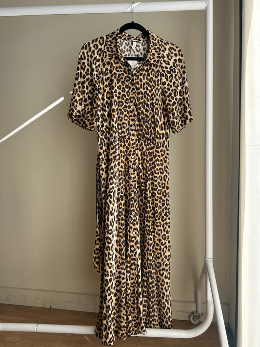 Leopard H&M Midi Dress, XS