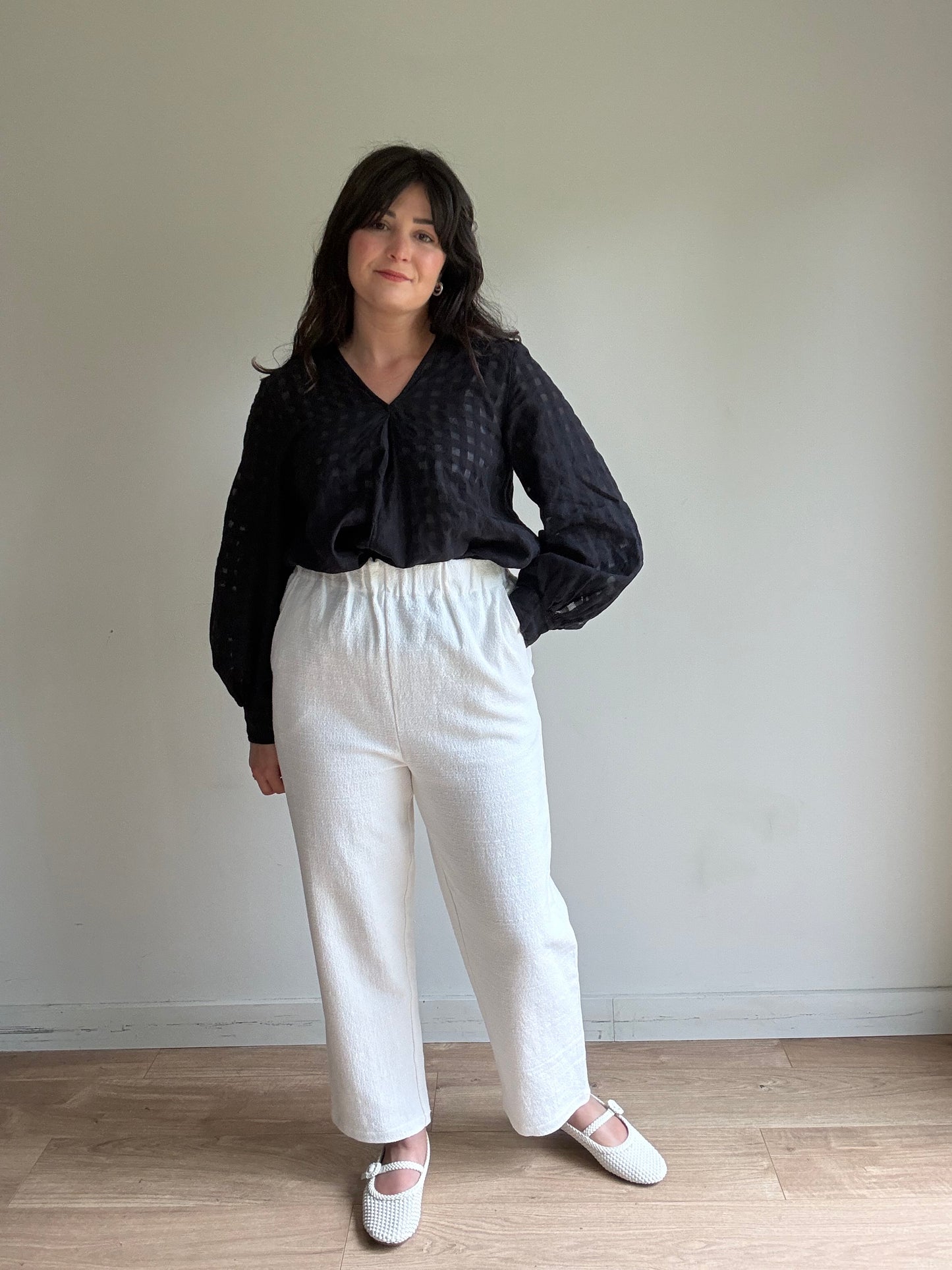 LF Markey Textured Cotton Trousers, 12-14