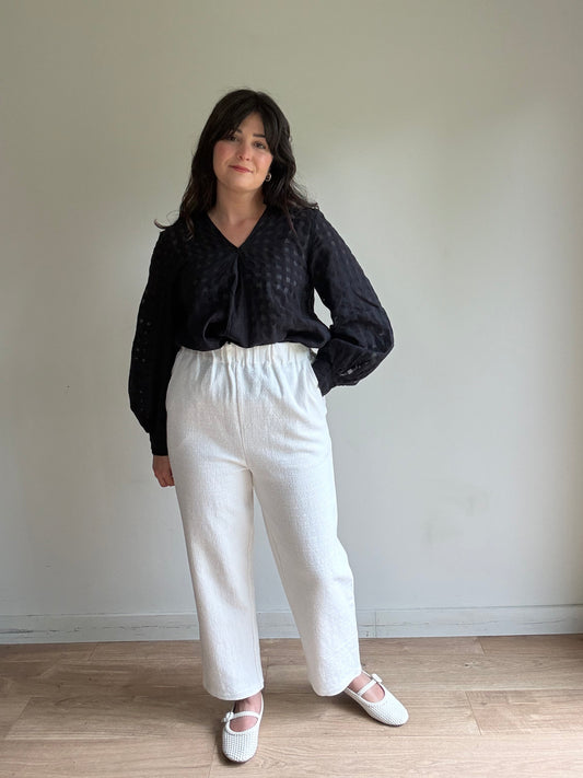 LF Markey Textured Cotton Trousers, 12-14
