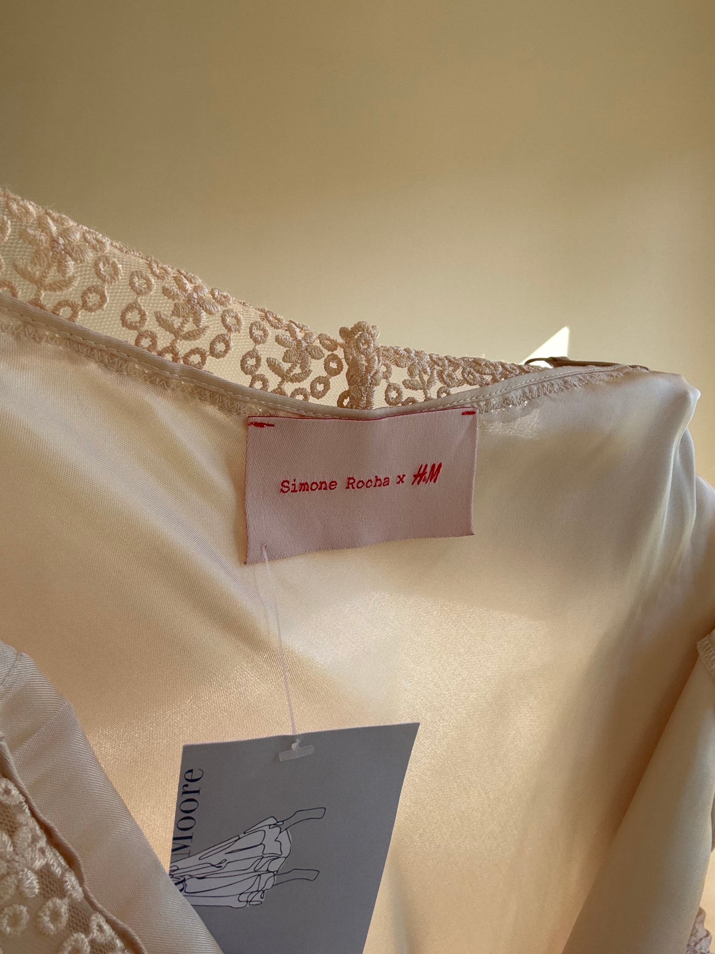 Simone Rocha / H&M Satin & Lace Vintage Style Dress, M