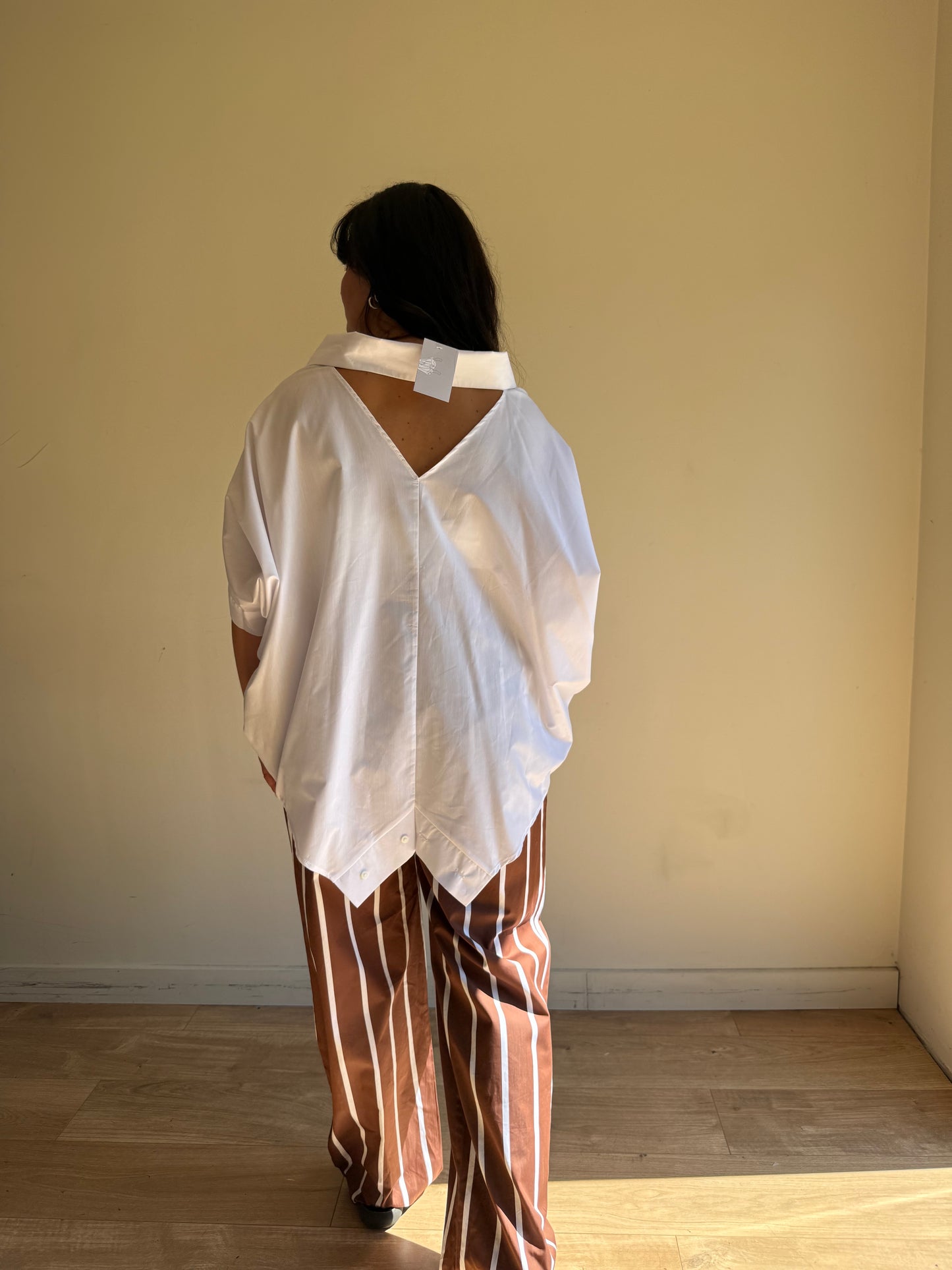 Studio Mariya Open Back Shaped Shirt, XL