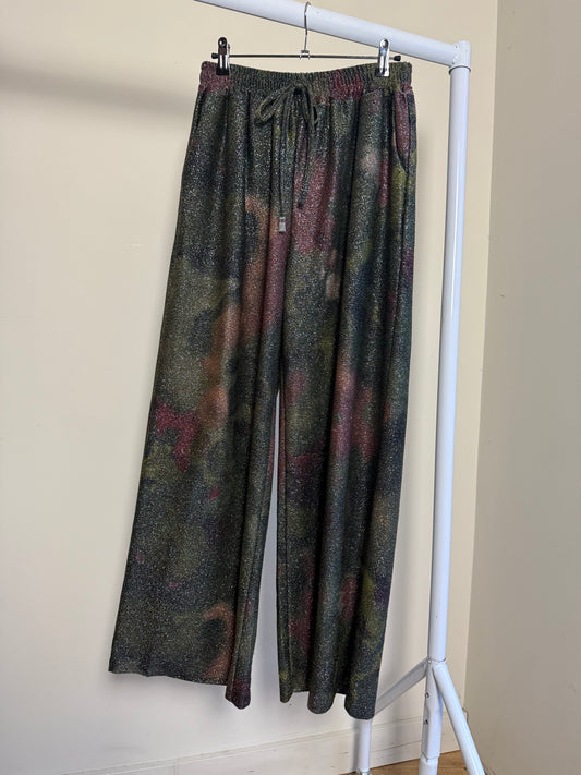 Shimmer Wide Leg Trousers, 10