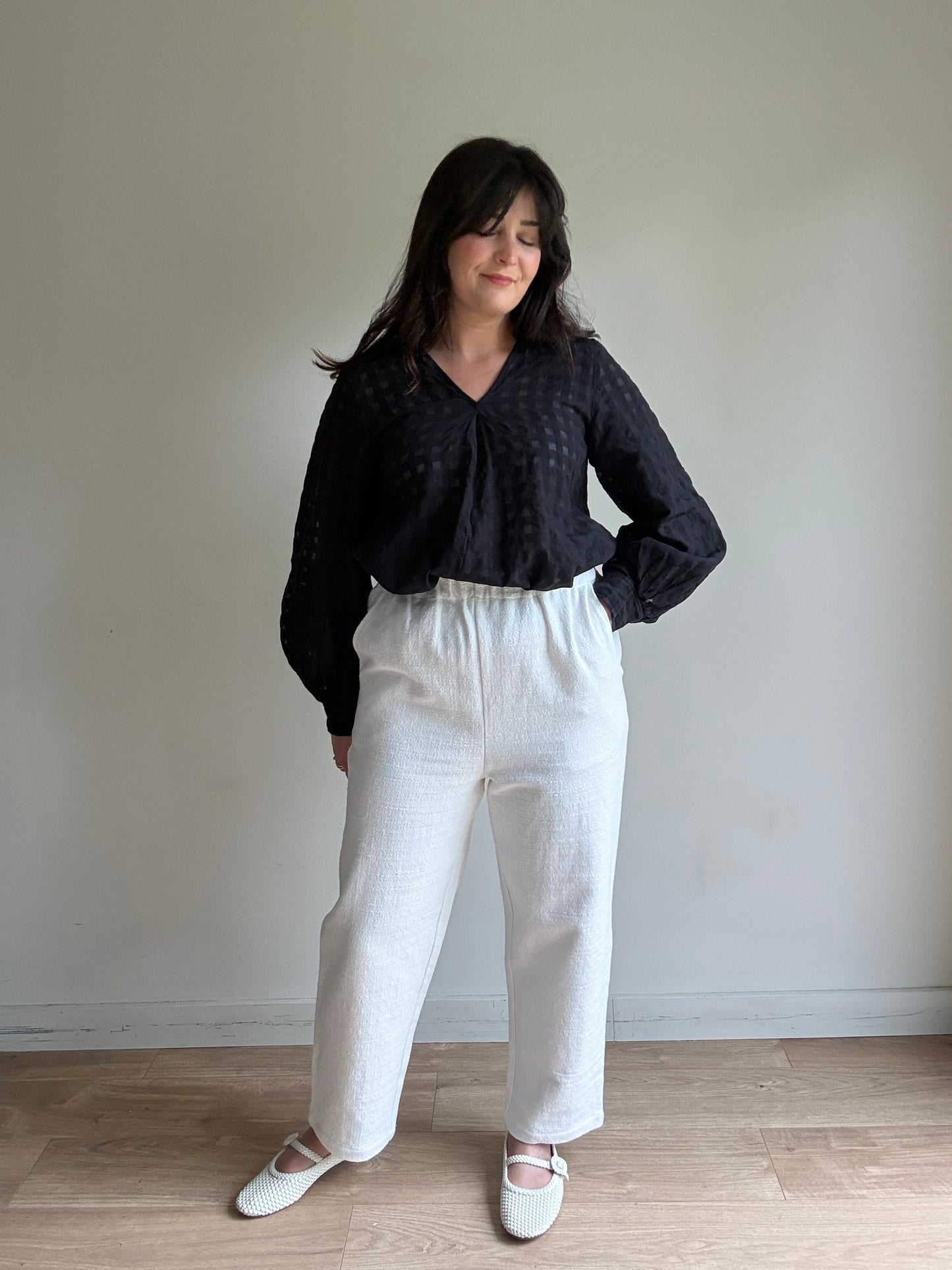 LF Markey Textured Cotton Trousers, 12-14