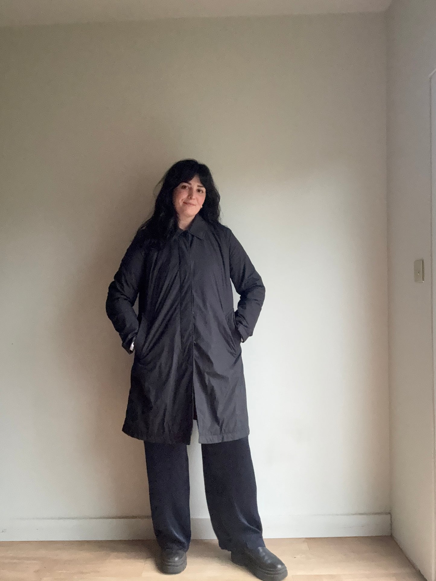 Arket Thermore Padded Mac Coat, M/L