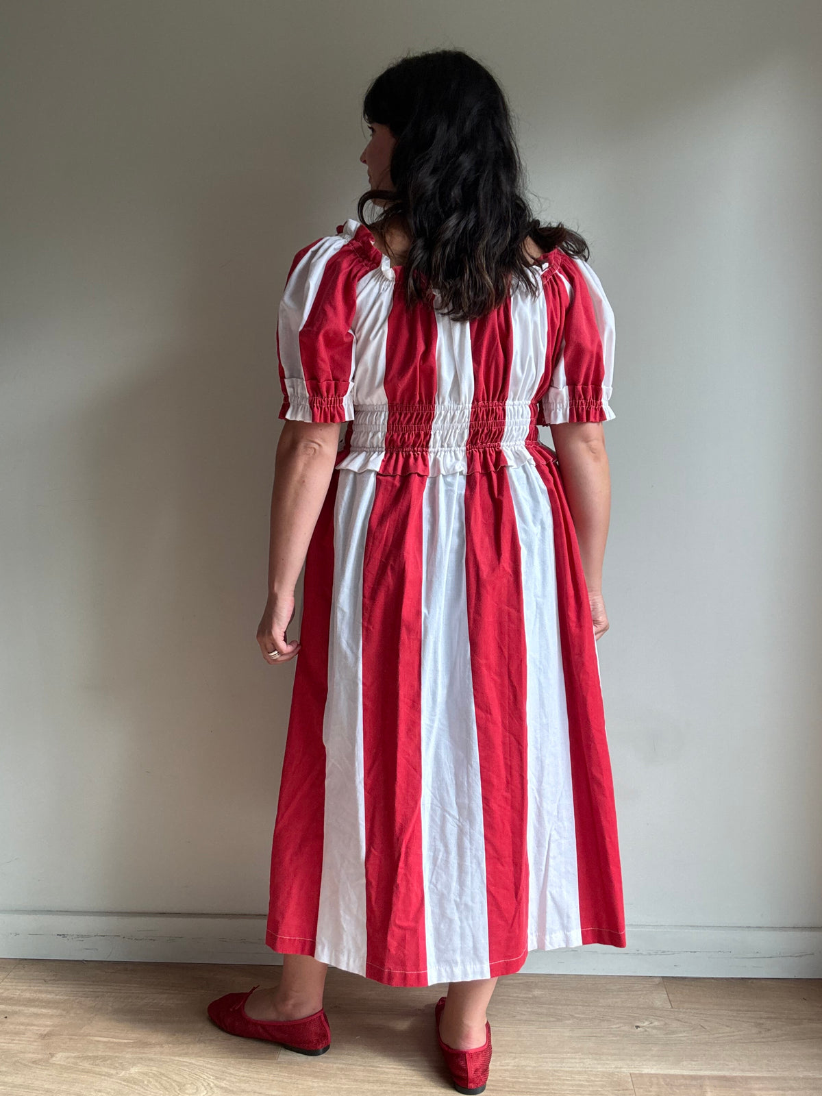 Made by SJP Handmade Stripe Dress, M-L