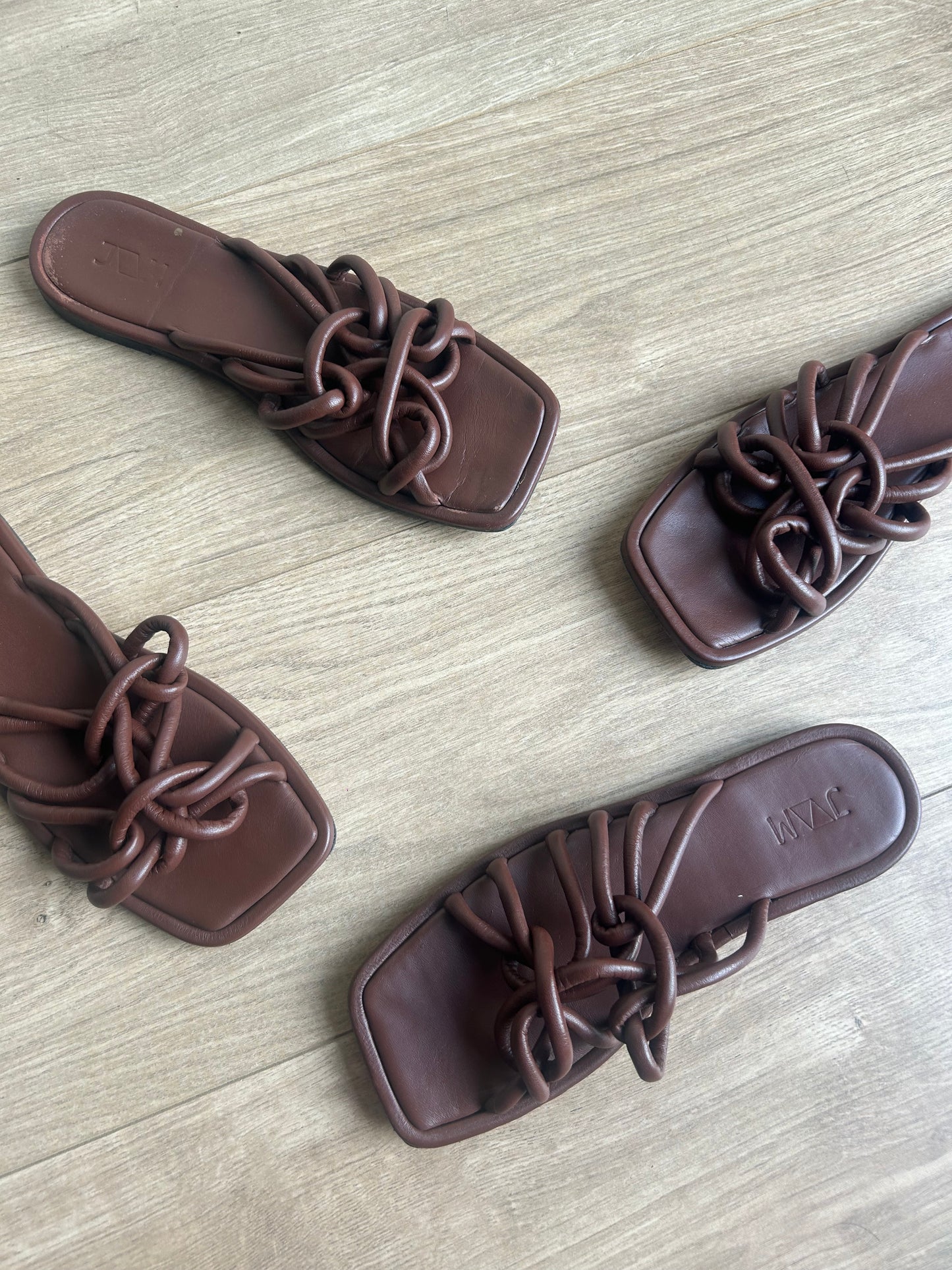 JVAM Leather Palmer Sandals - Sizes 4, 5 & 6