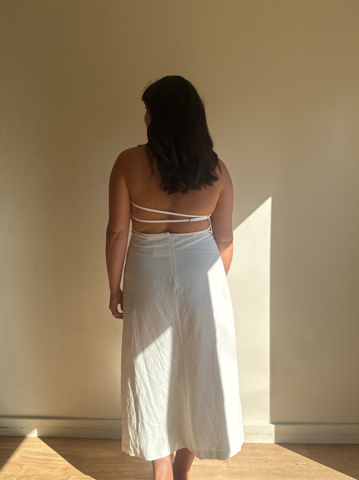 Zara Halter Strappy Back Dress, XL