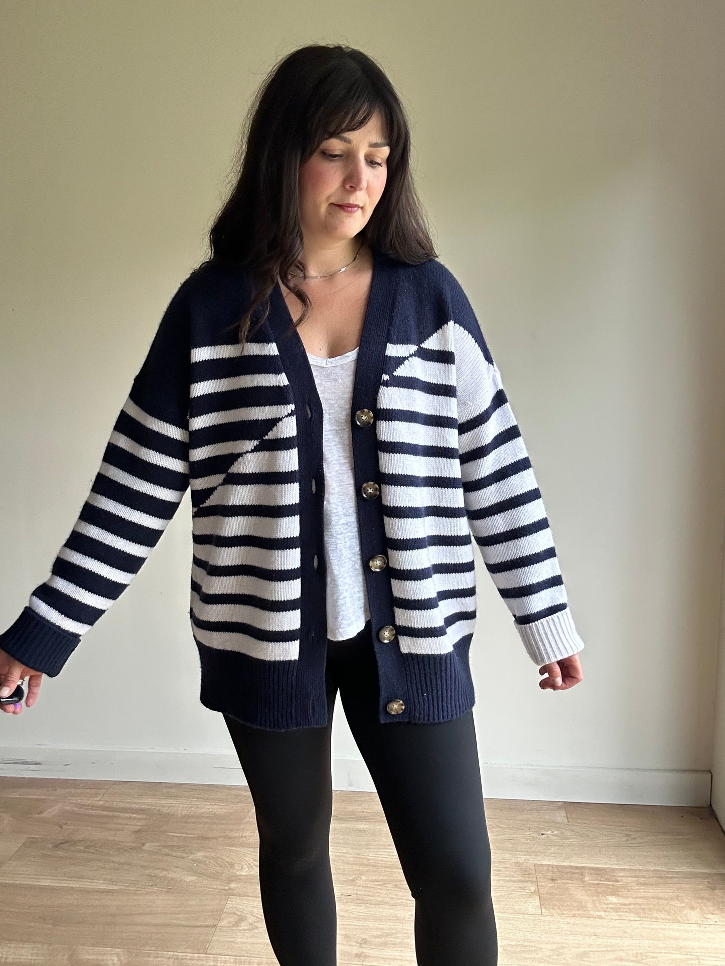 La Ligne Wool & Cashmere Cardigan, L