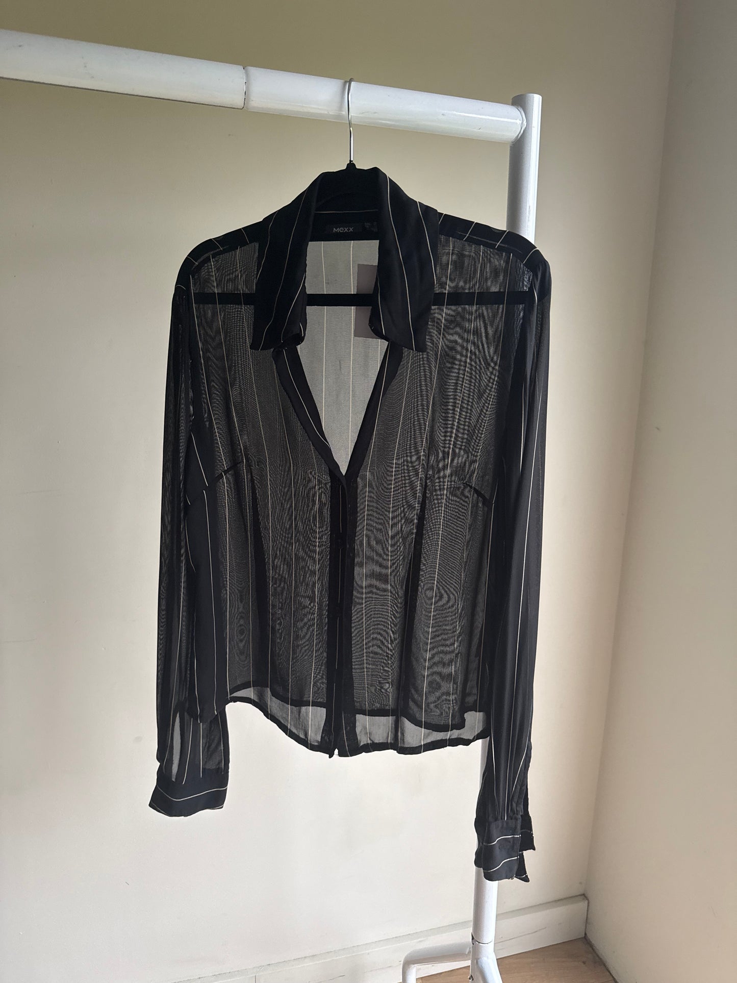 Vintage Mexx Pinstripe Shirt, 10-12