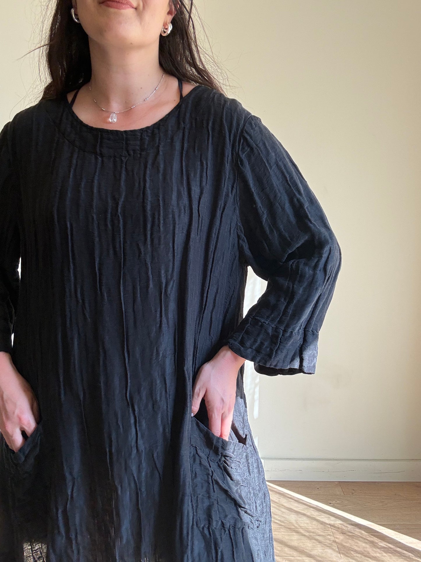 Grizas Textured Pocket Tunic, M-L