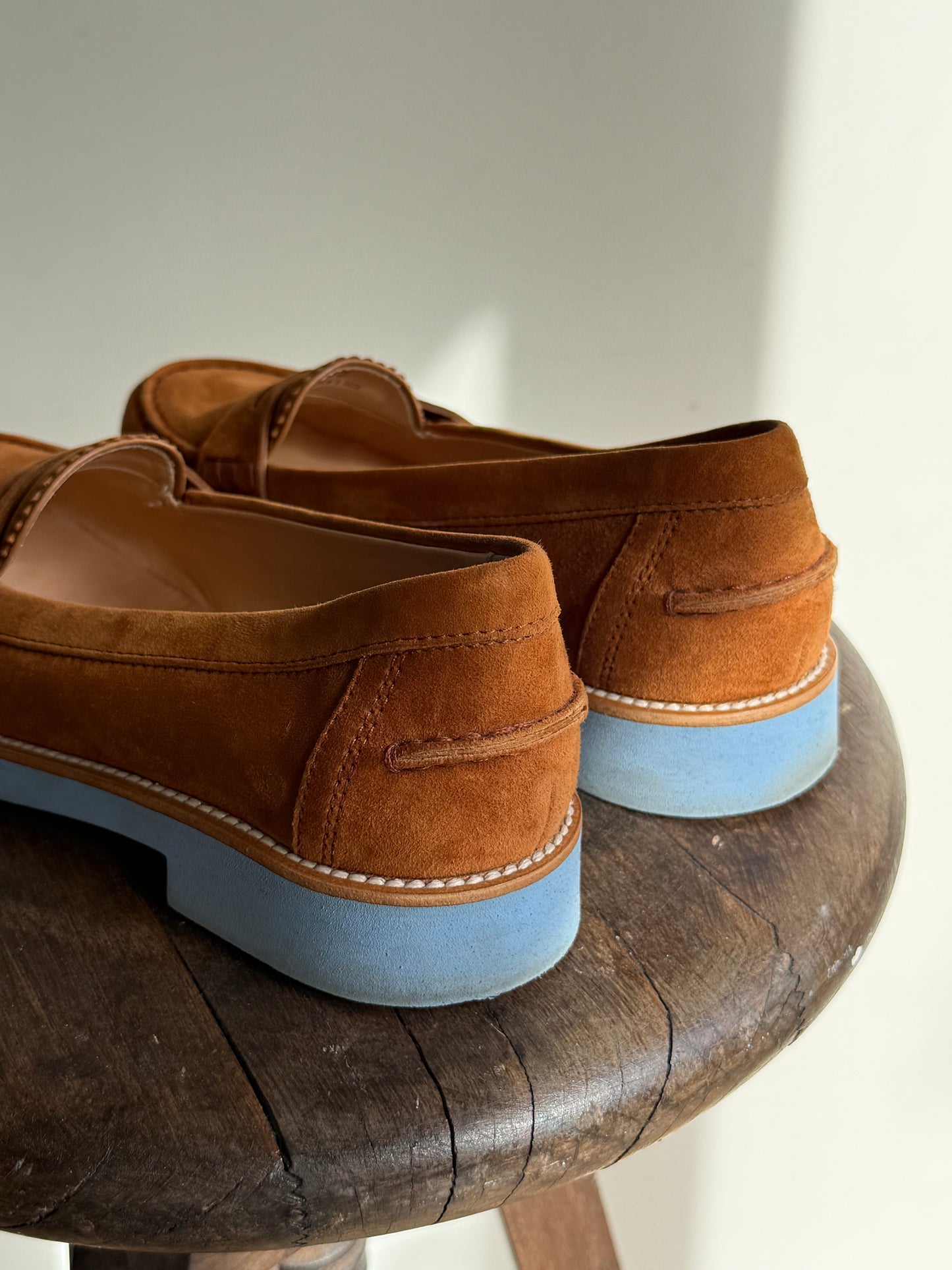 TOD'S Suede Penny Loafer, EU 35
