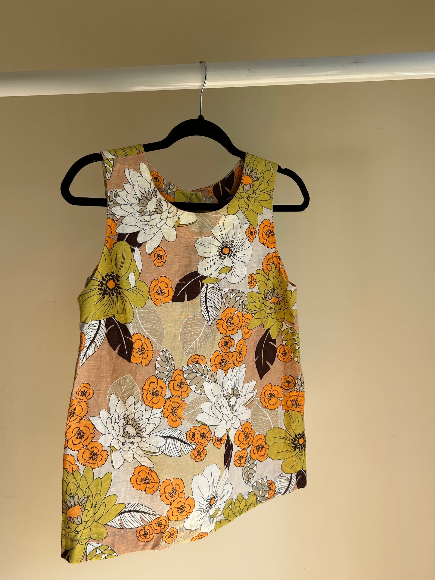 Topshop 70's Floral Top - Size 10