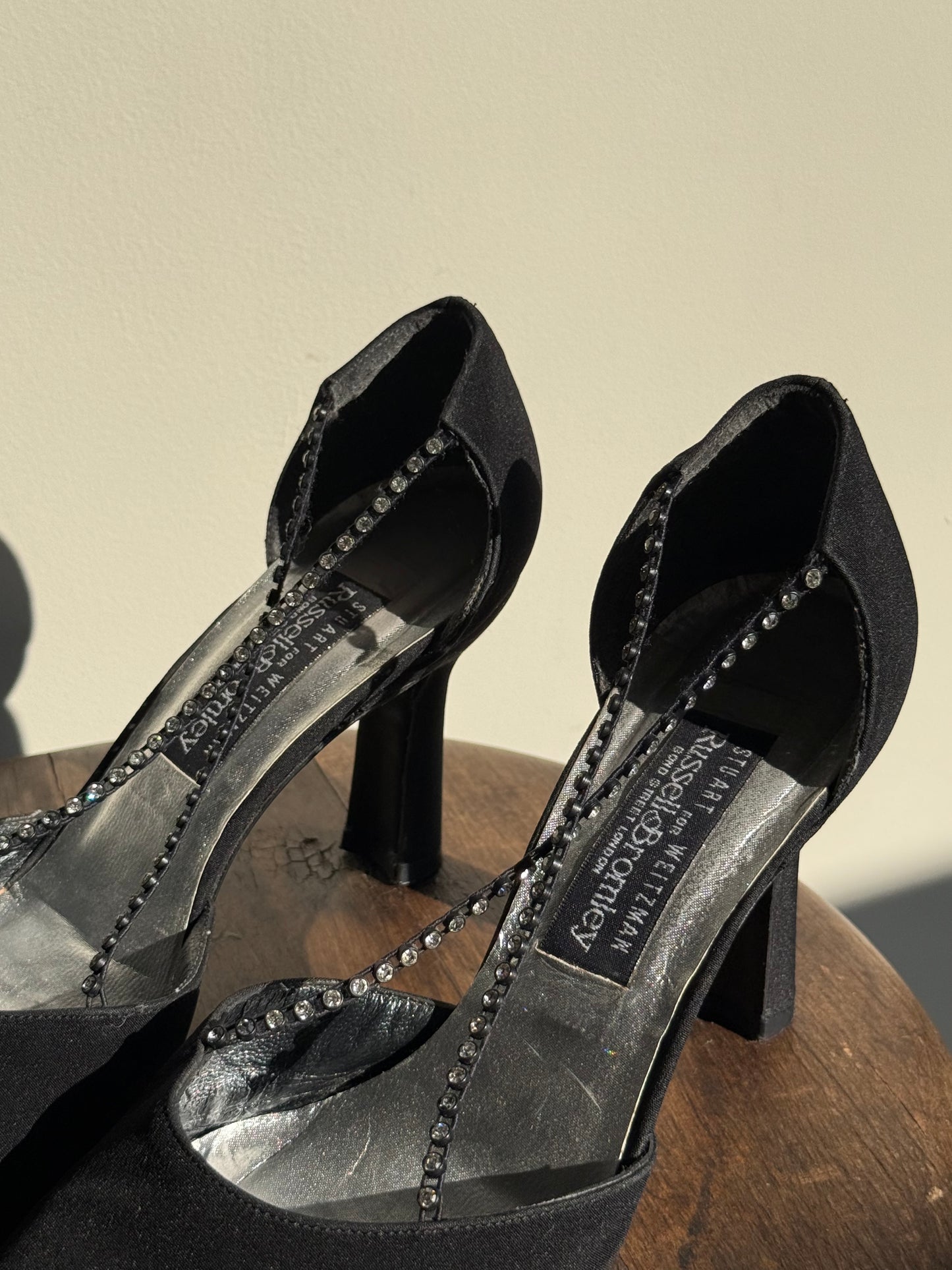 Vintage Russell & Bromley Gemstone Court Heels, 6