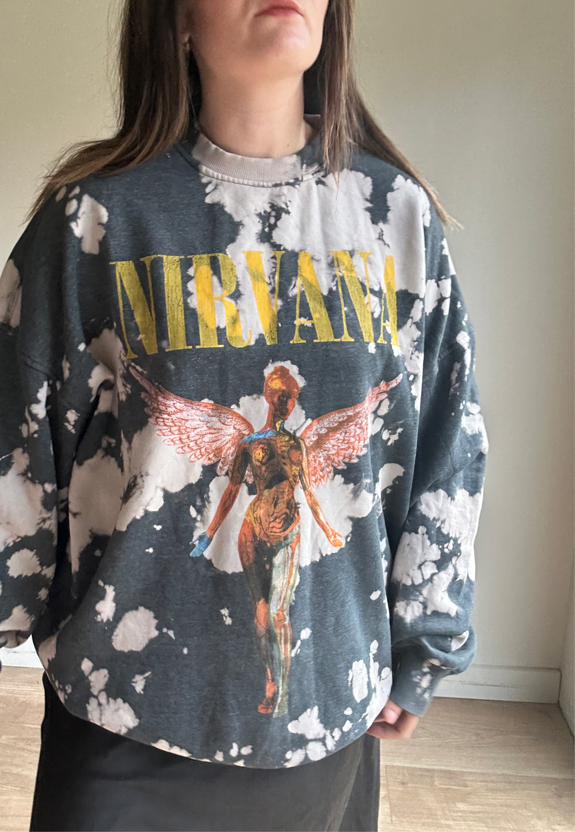 Nirvana sweatshirt h&m best sale