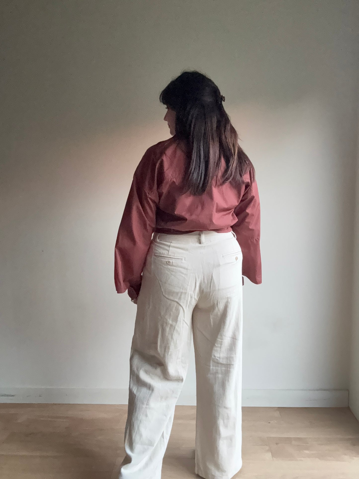 Albaray NEW Linen Twill Wide Leg Trousers, 16