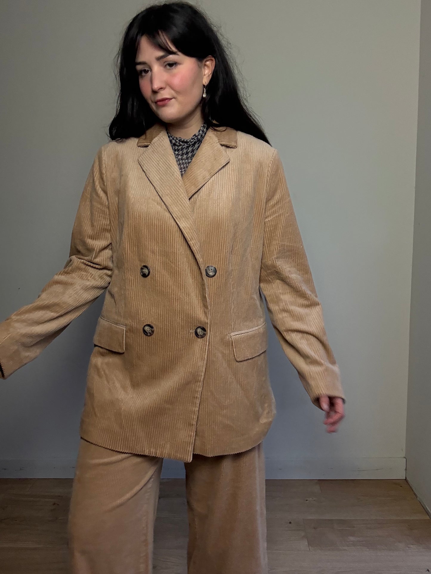 H&M Jumbo Cord Trouser Suit, 18