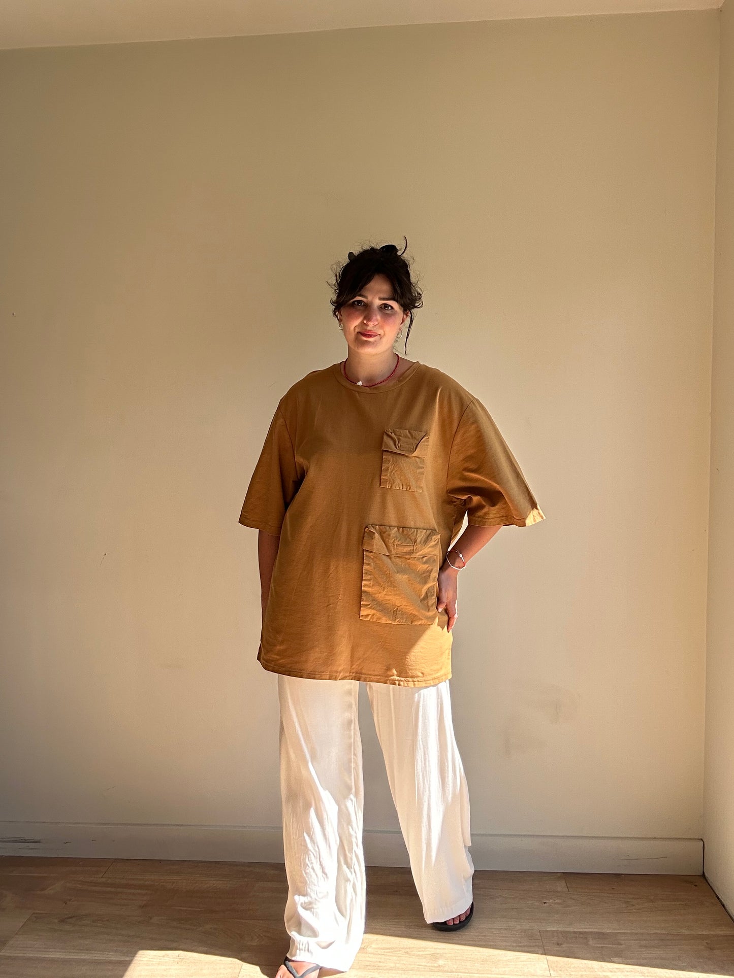 COS Pure Cotton Pocket T-Shirt, L