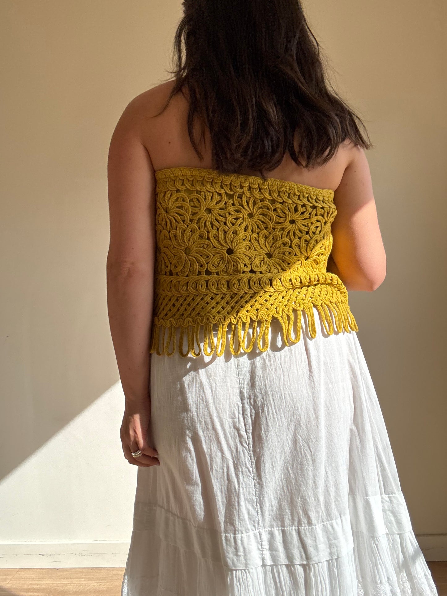 NEW M&S Crochet Strapless Top, 16