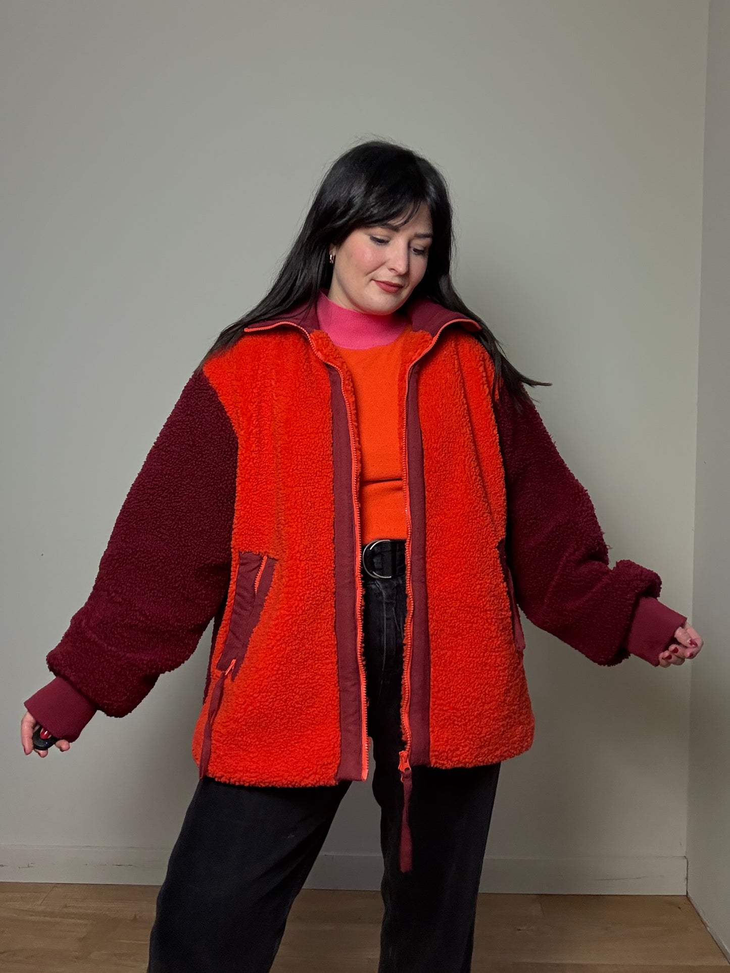 Roksanda X George Zip Up Colour Block Fleece, L/XL