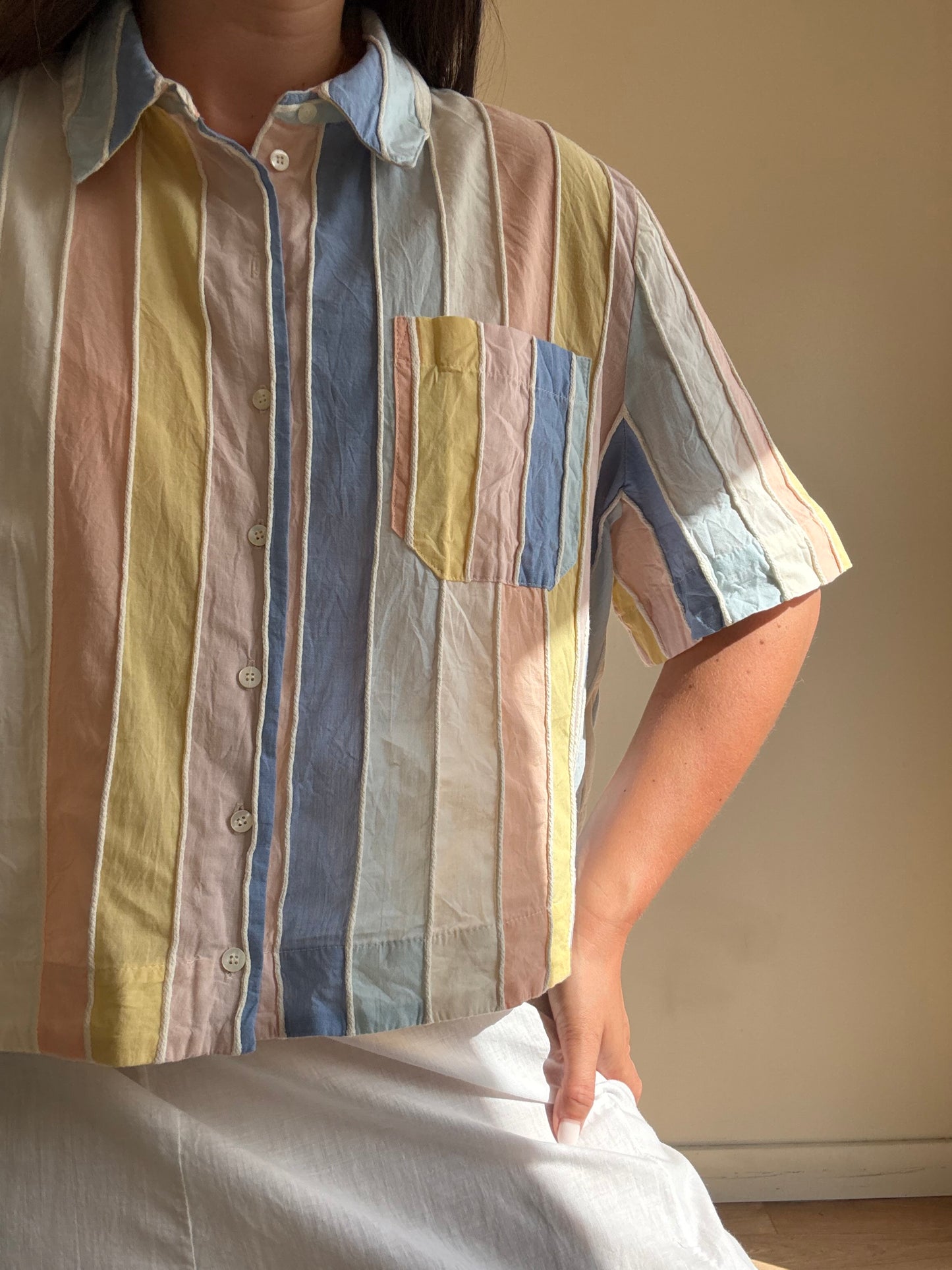 Sezane Stripe Shirt, 46