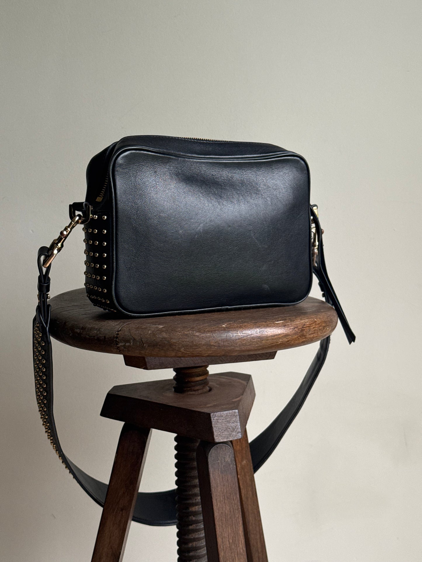 Anine Bing Studded Leather Bag, One Size