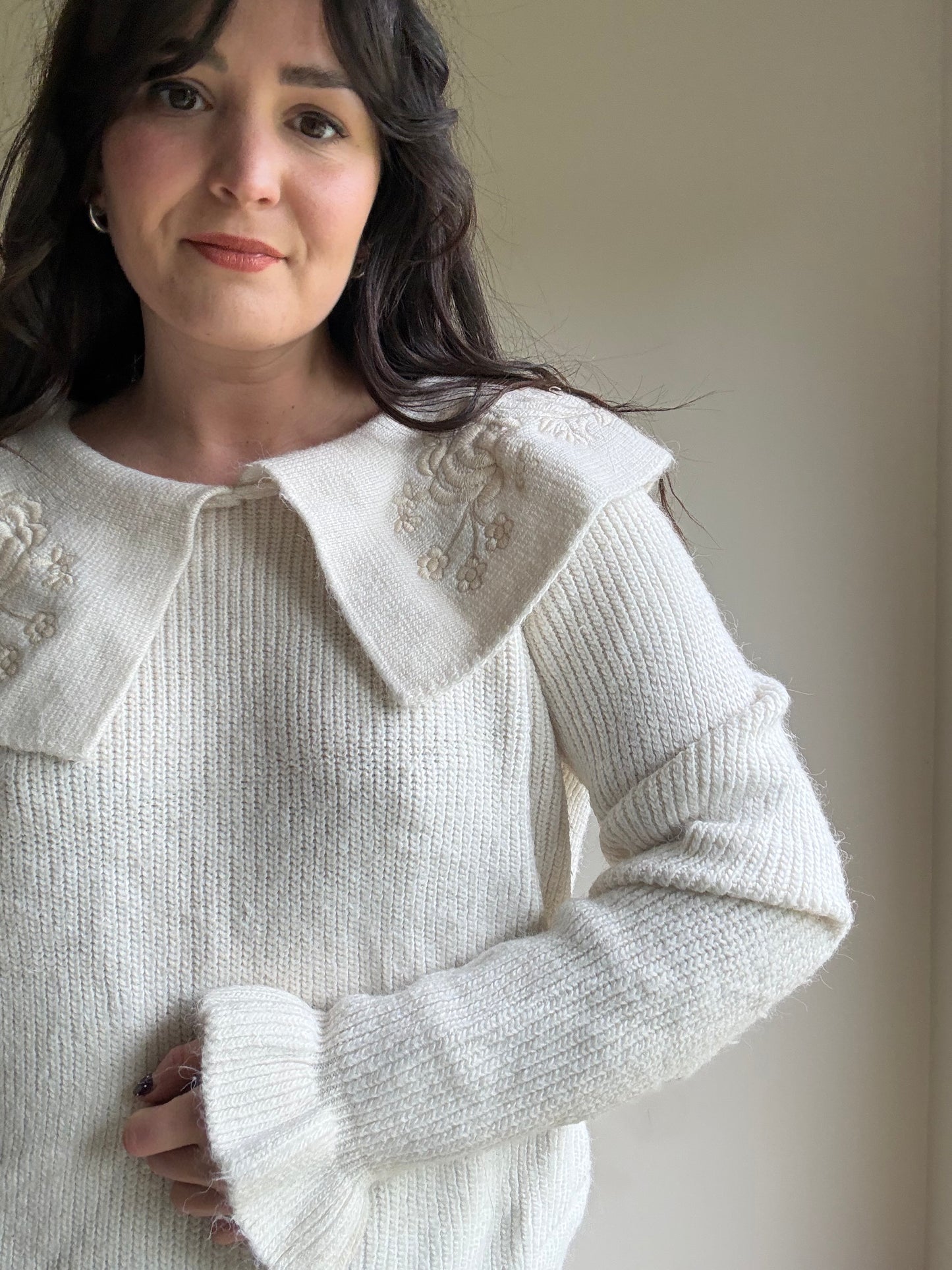 Zara Embroidered Jumper, L