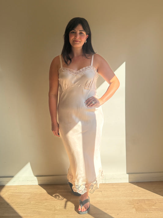 Simone Rocha / H&M Satin & Lace Vintage Style Dress, M