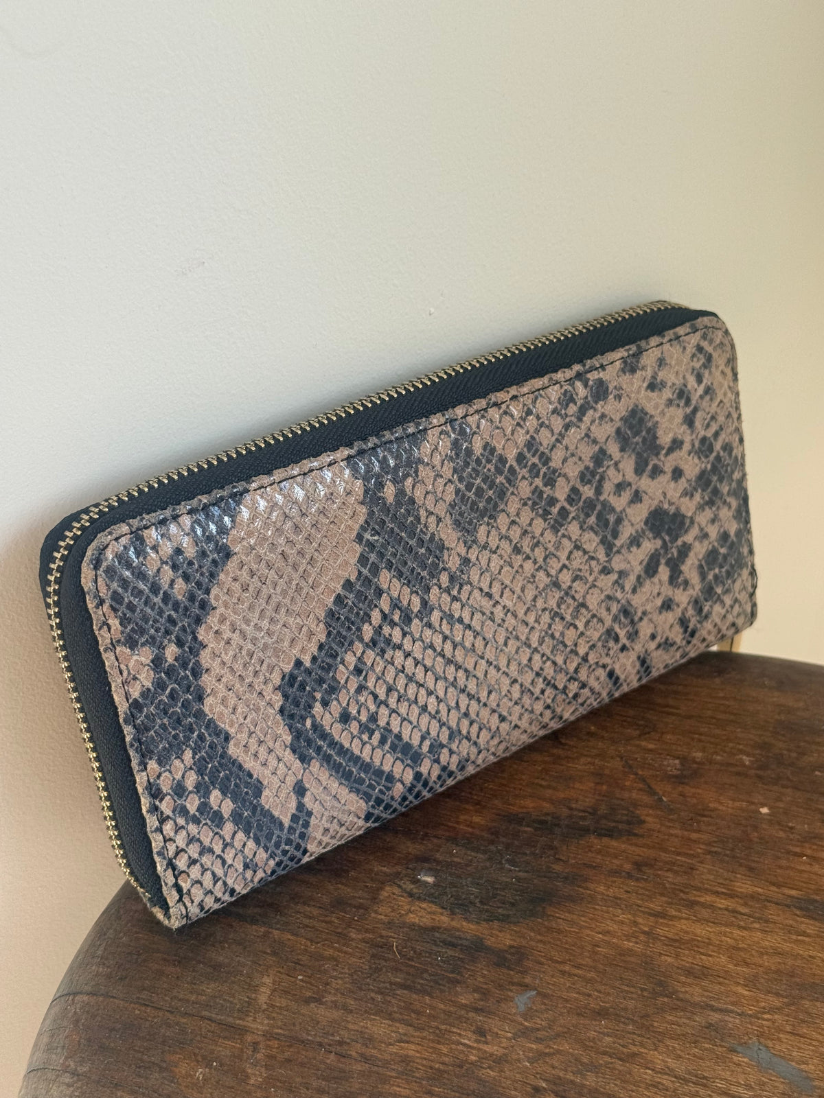 Whistles Leather Zip Up Purse Wallet