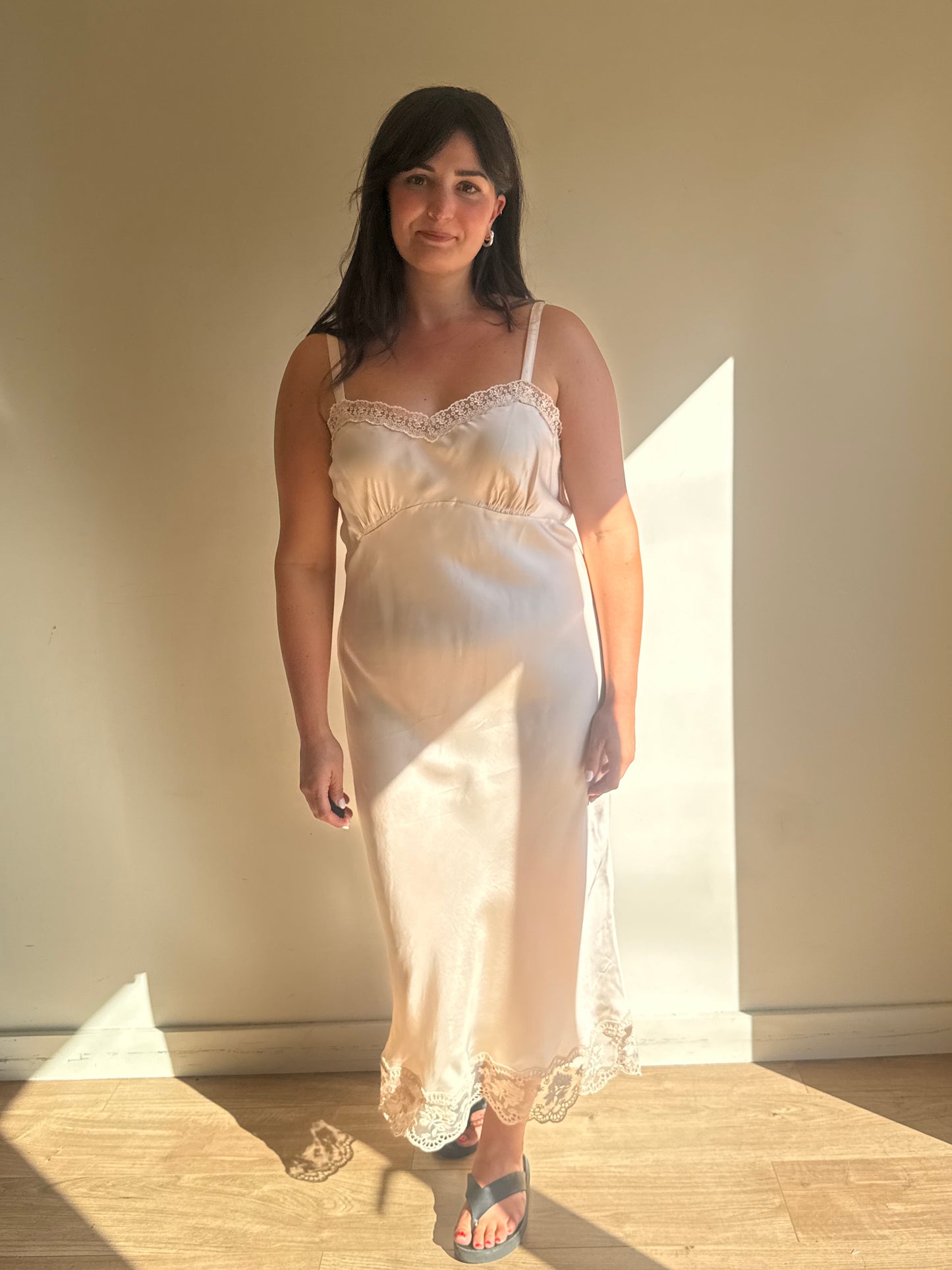 Simone Rocha / H&M Satin & Lace Vintage Style Dress, M