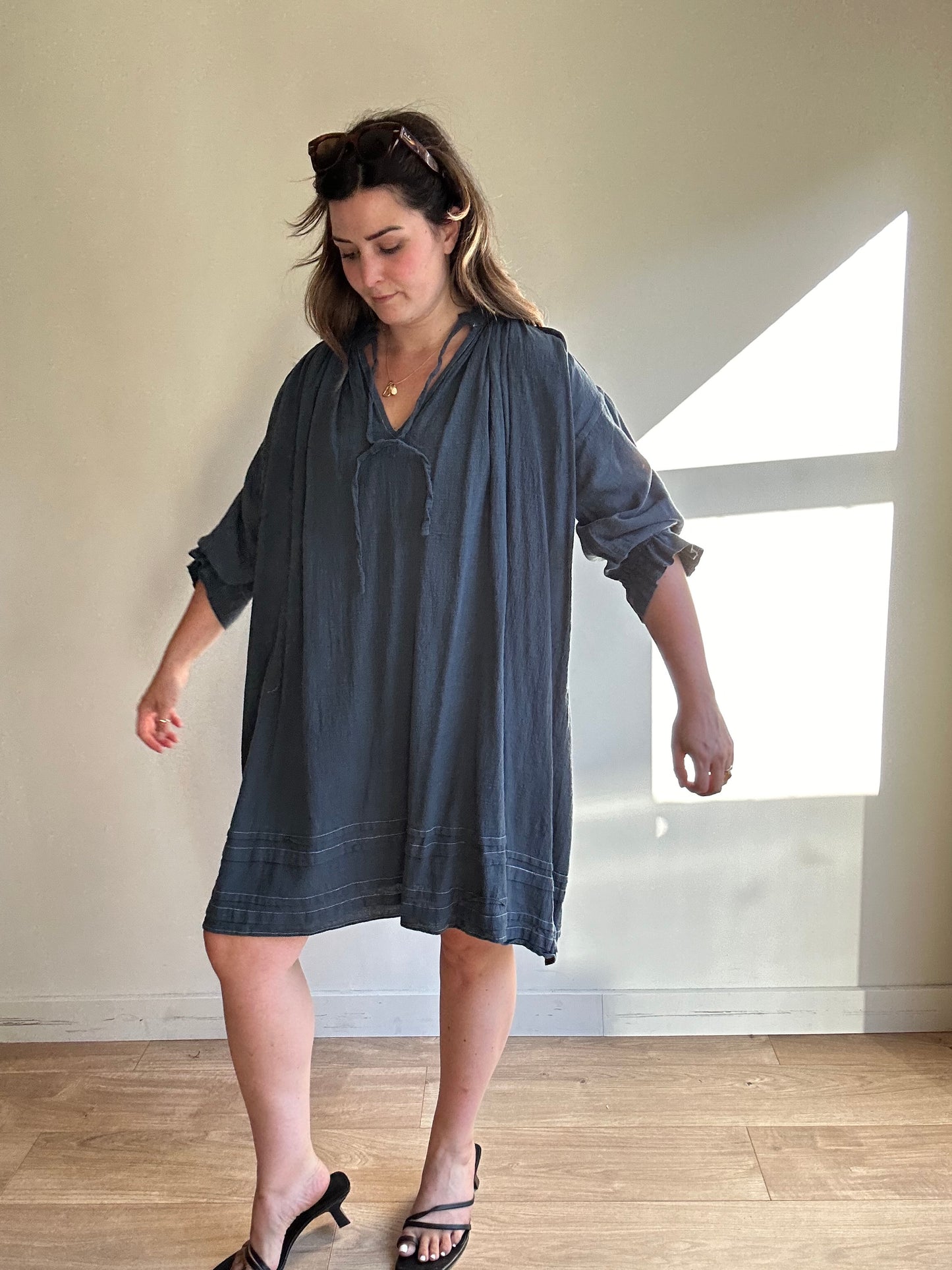 REN London Linen Dress - Size 1