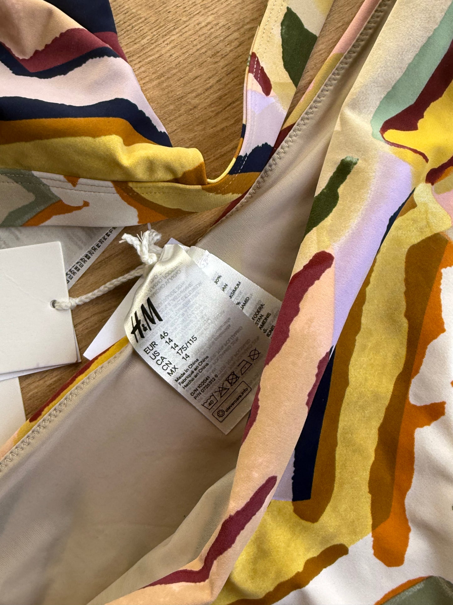 H&M Studio NEW With Tags Printed Bikini, 18