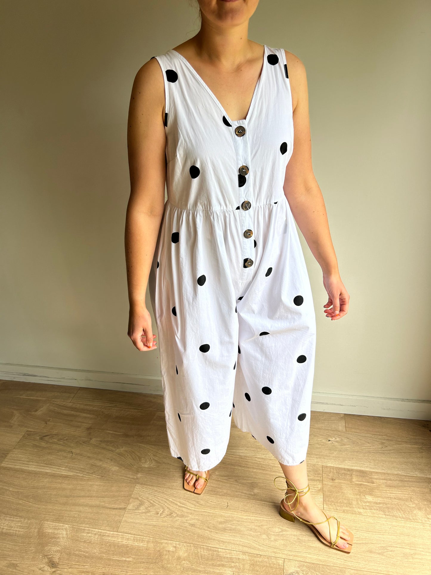 ASOS Design Polka Dot Jumpsuit, S/M