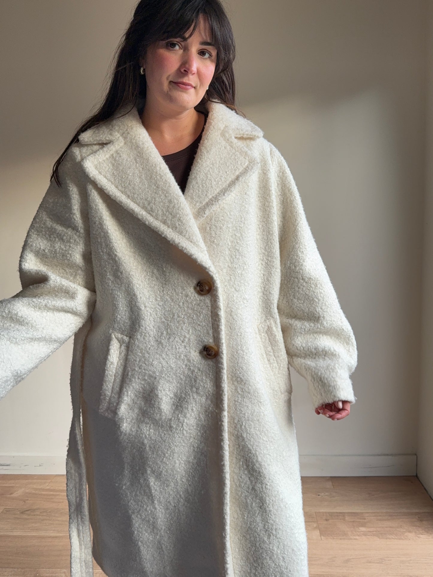 Next Boucle Teddy Tailored Coat, 16