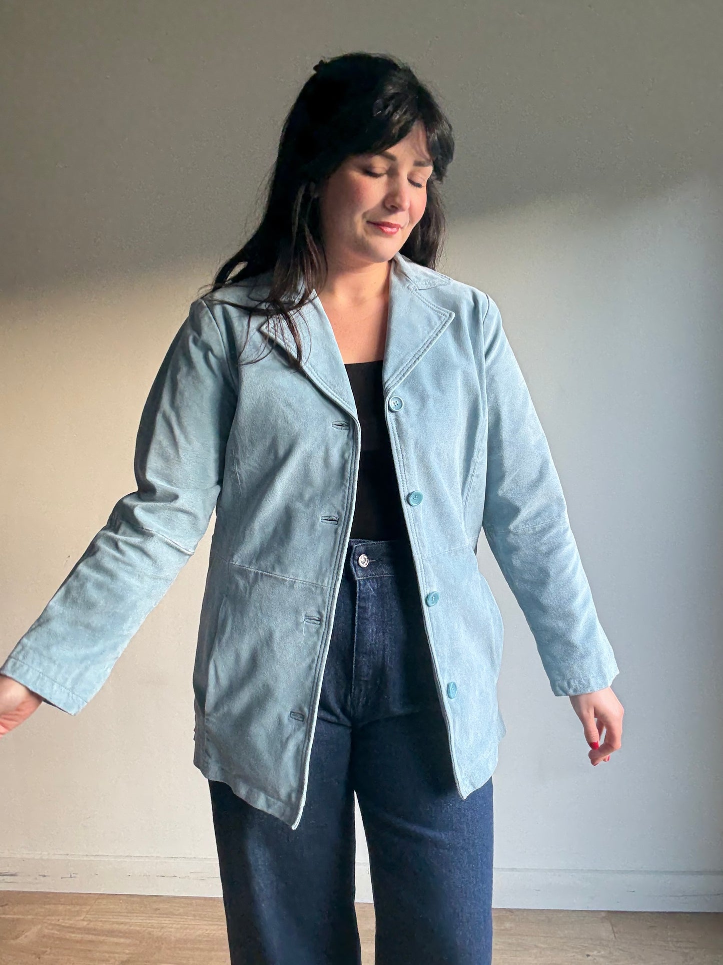 Vintage Genuine Suede Jacket, S/M