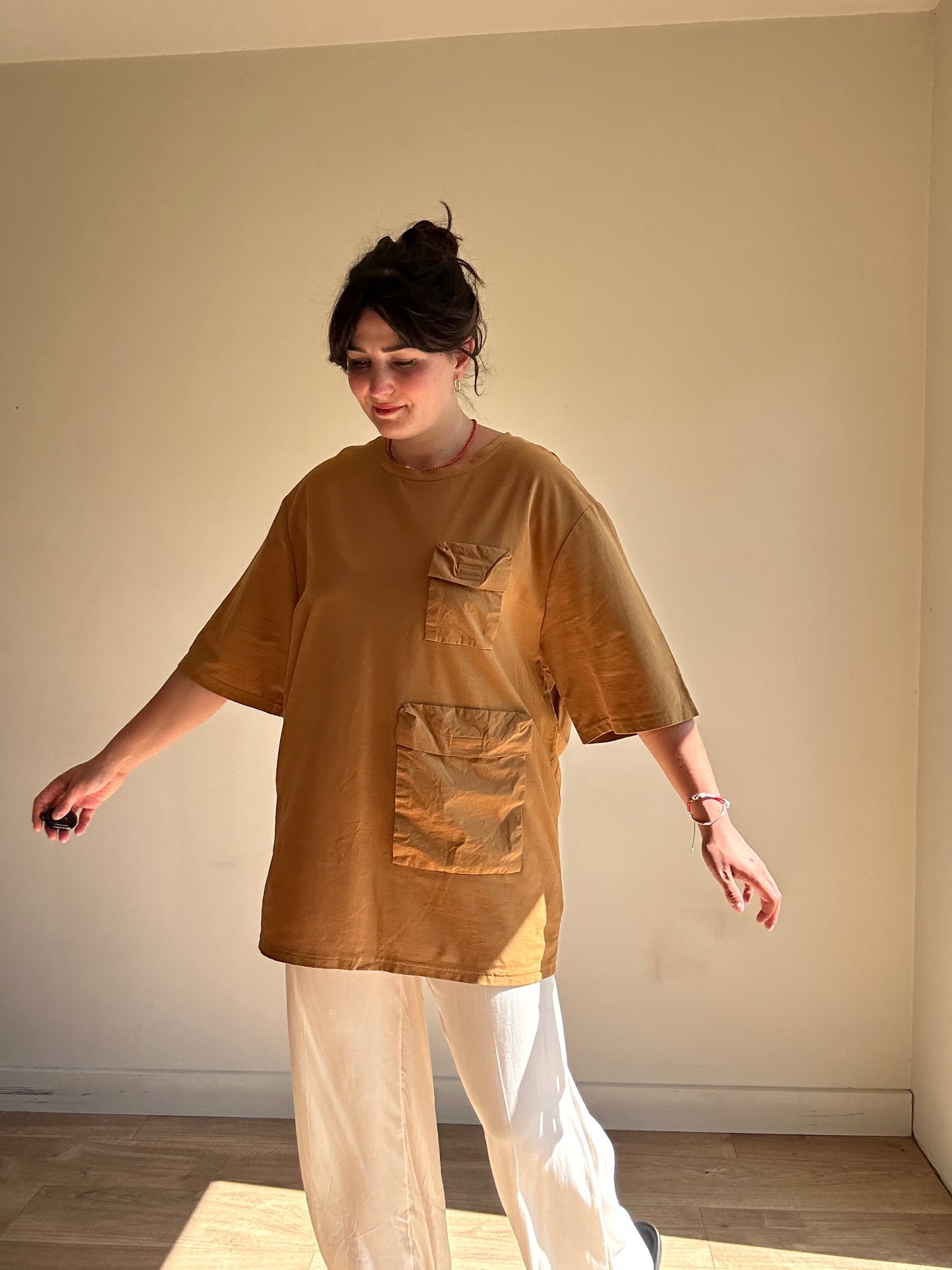 COS Pure Cotton Pocket T-Shirt, L