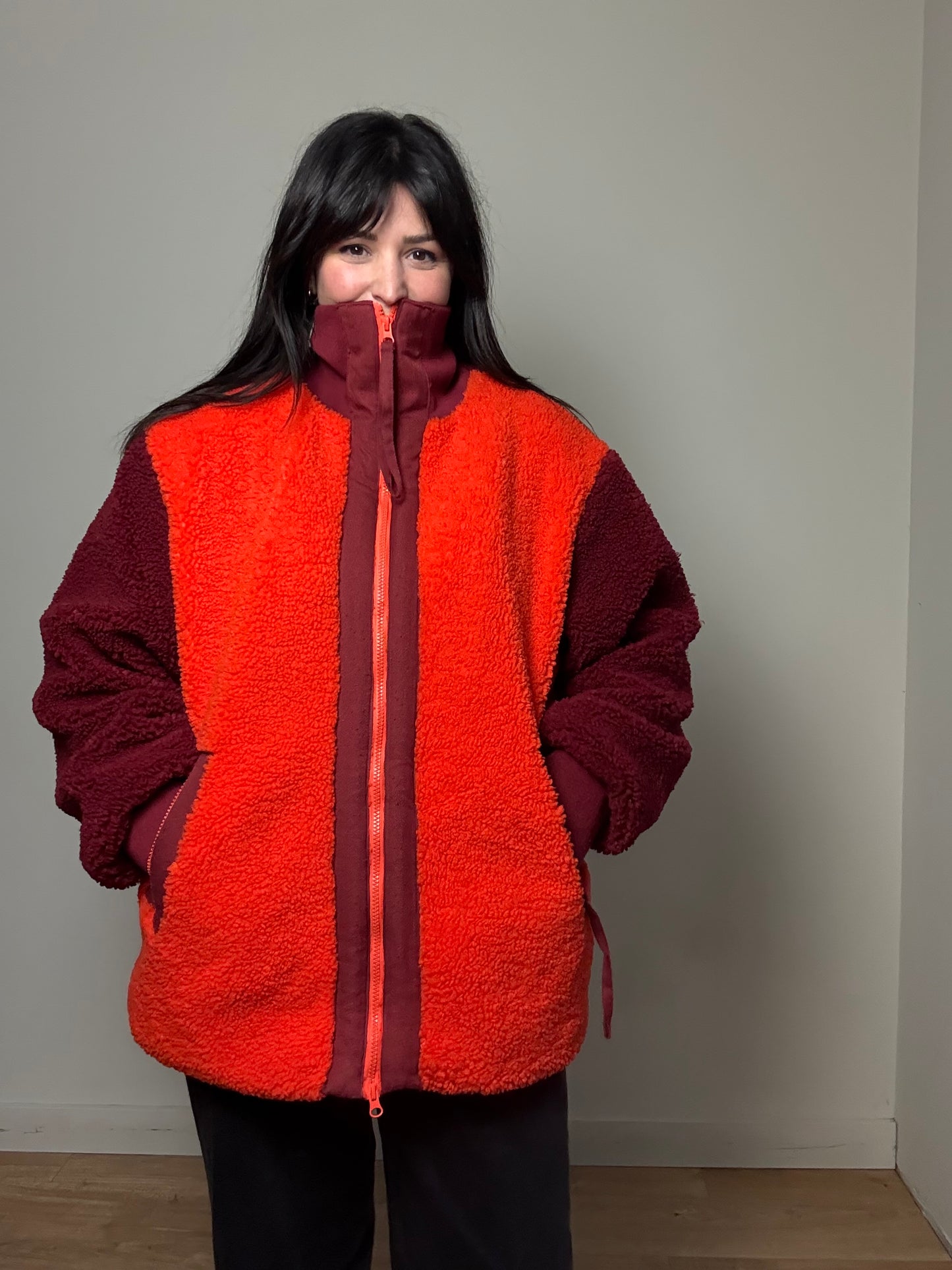 Roksanda X George Zip Up Colour Block Fleece, L/XL